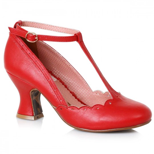 Ellie Shoes Ellie Shoes BP254-PENNY Red in Sexy Heels & Platforms - $60.99