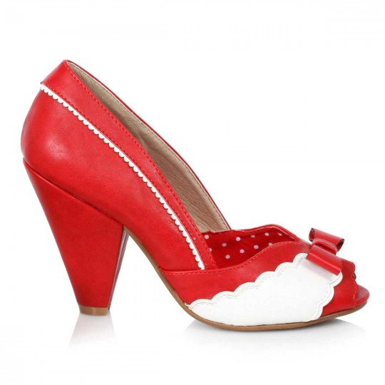 Ellie Shoes BP403-MARGIE Red in Sexy Heels & Platforms - $63.99