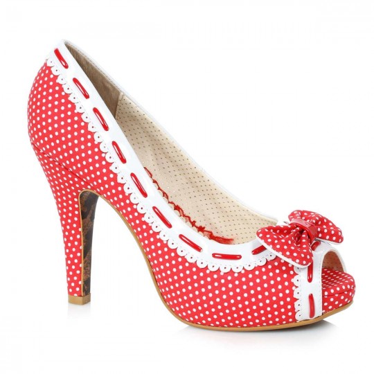 Ellie Shoes Ellie Shoes BP412-AMELIE Red in Sexy Heels & Platforms - $63.99